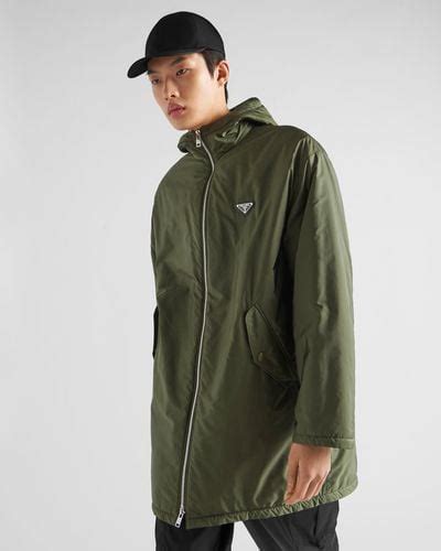 prada green jacket men camo|prada coats for men.